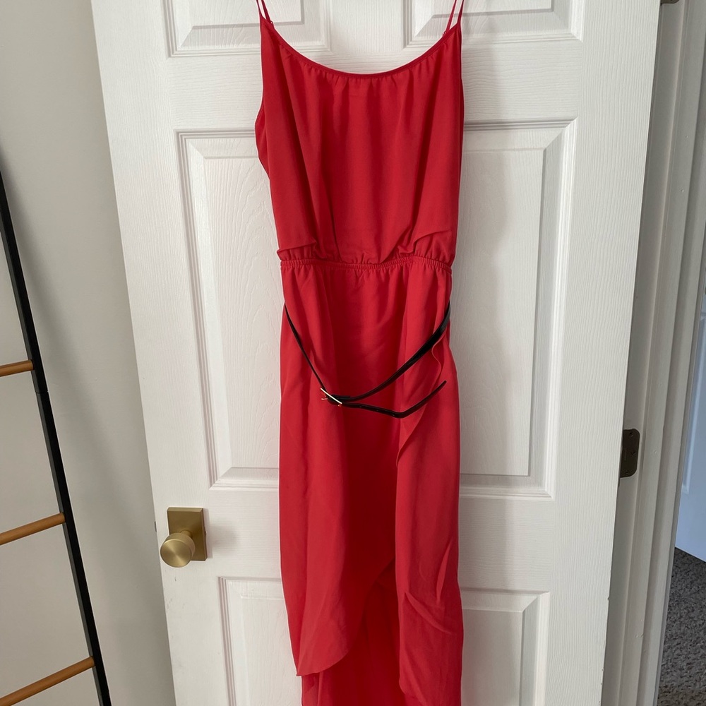 The Limited Front-Split Dress With Detachable Belt - image 2